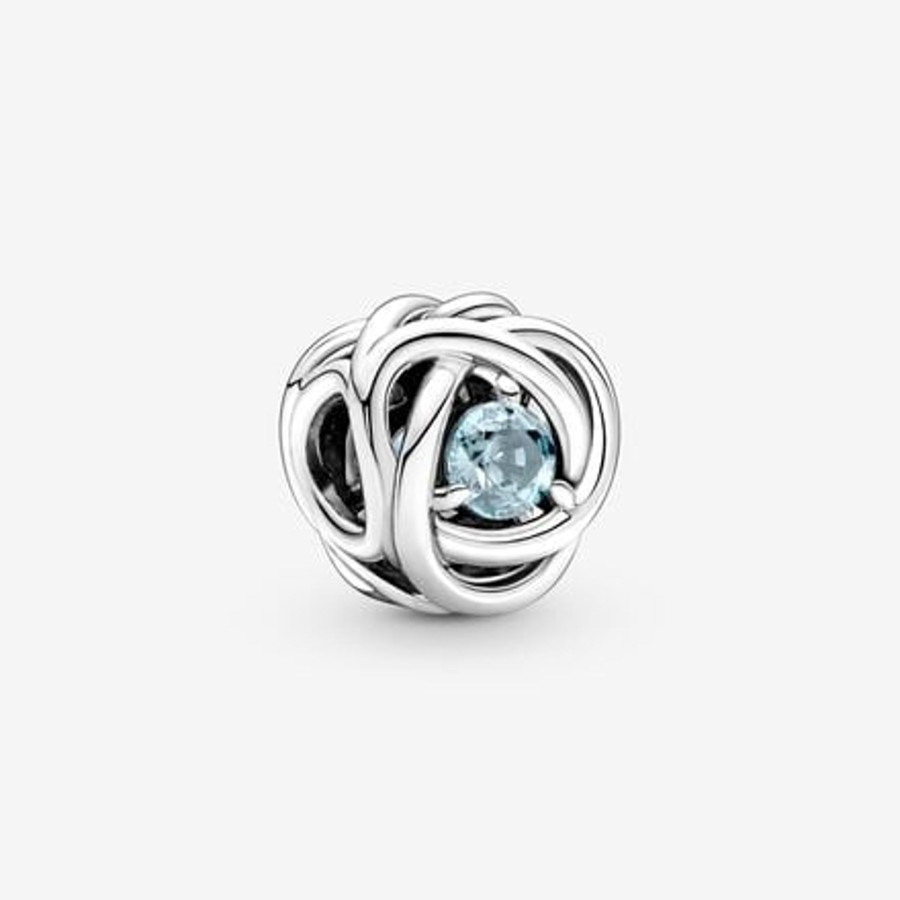 Charms Pandora | Charm Cerchio Eterno Azzurro Marzo