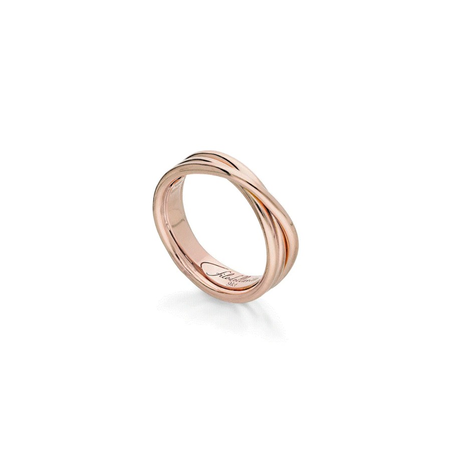 Anelli Filodellavita | Filodellavita Classic 3 Fili In Oro Rosa 9Kt