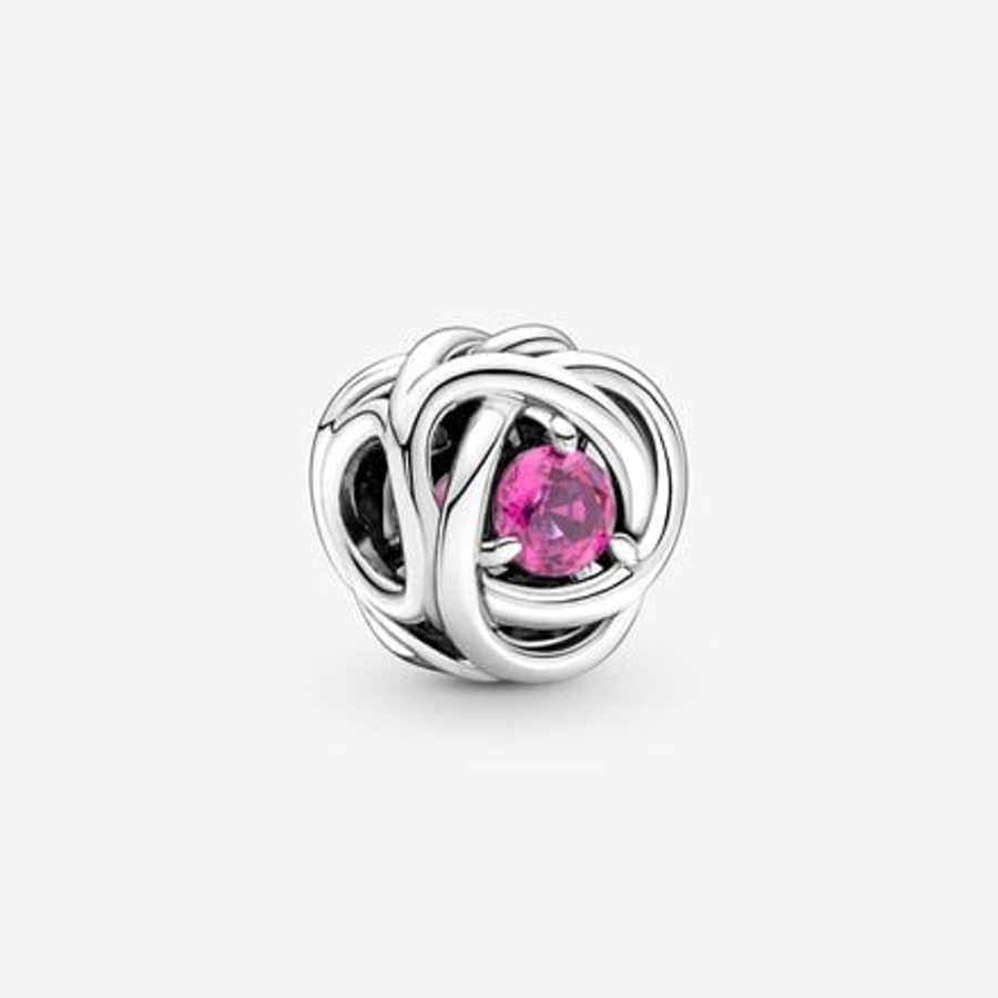 Charms Pandora | Charm Cerchio Eterno Rosa Ottobre