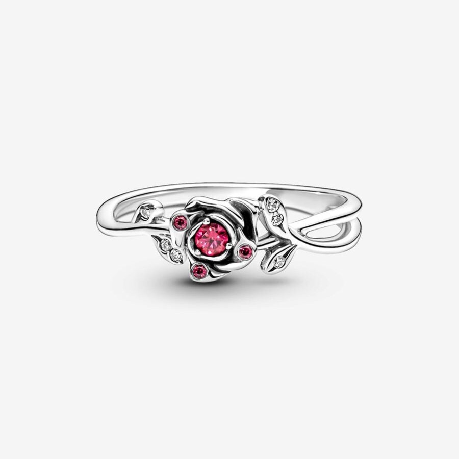 Anelli Pandora | Disney, La Bella E La Bestia, Anello Rosa Incantata