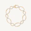 Bracciali Marco Bicego | Bracciale Piatto Con Diamanti Marrakech Onde