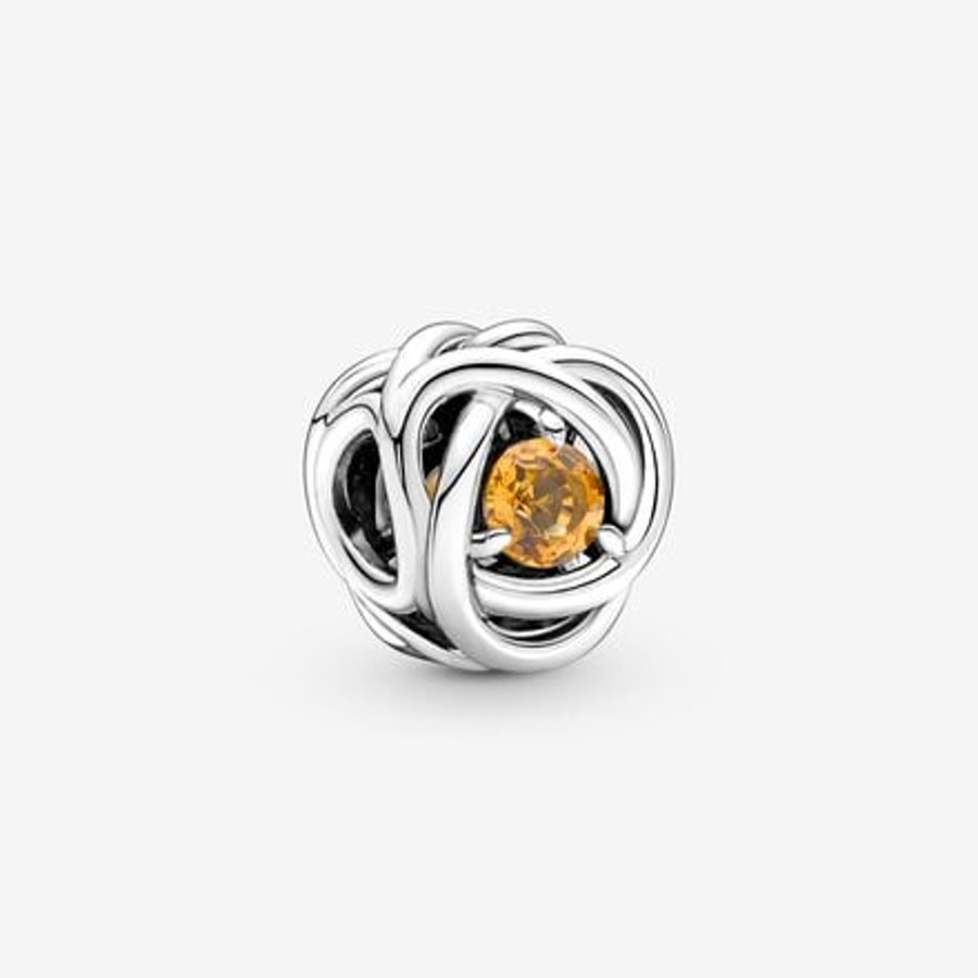 Charms Pandora | Charm Cerchio Eterno Miele Novembre