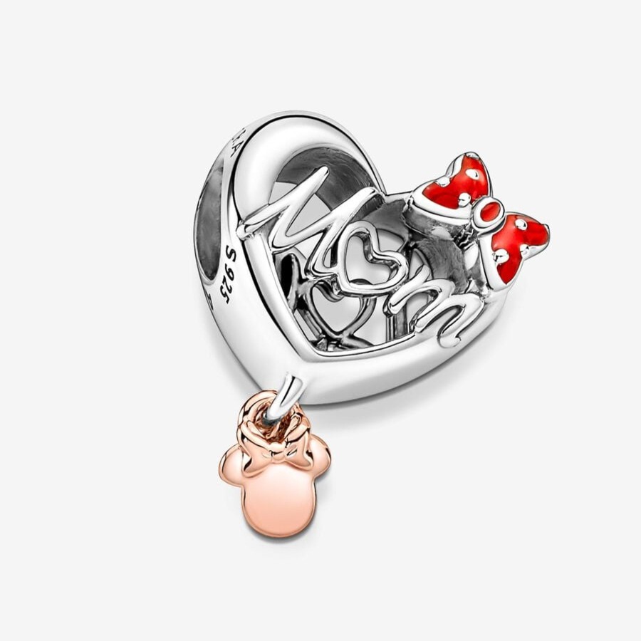 Charms Pandora | Disney, Charm Minnie Mamma Nel Cuore