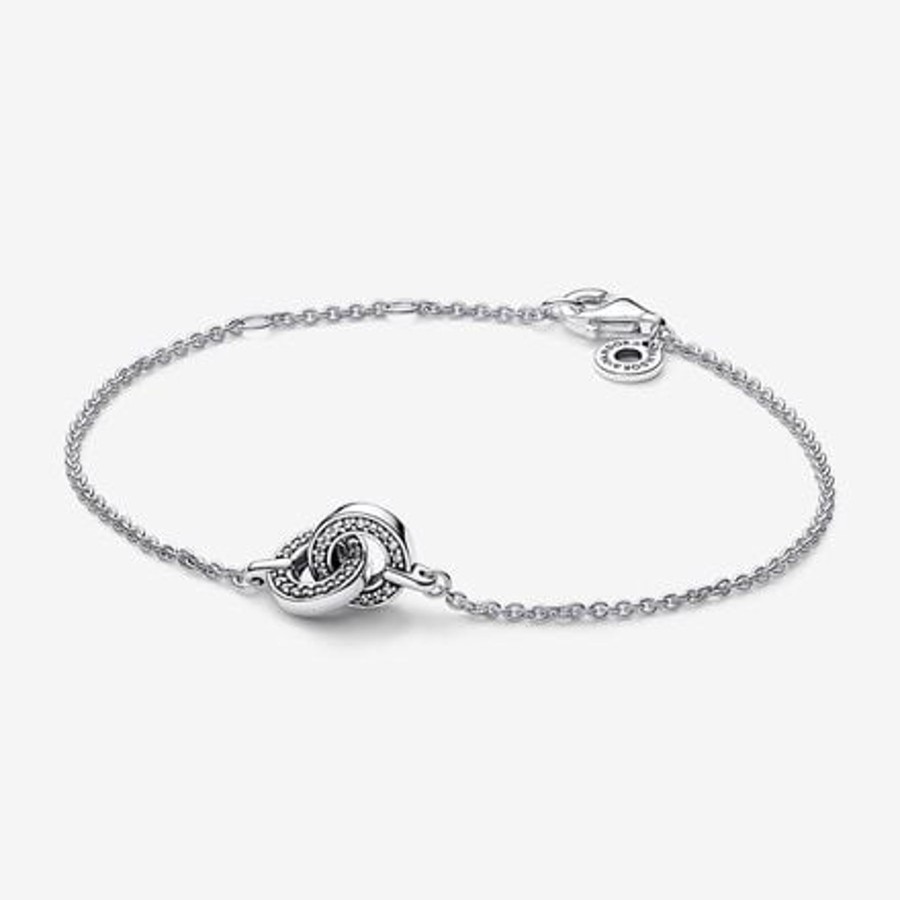 Bracciali Pandora | Bracciale Cerchi Intrecciati Pave