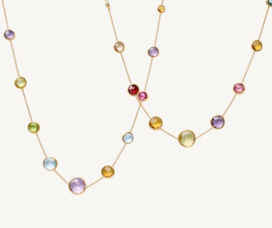 Collane E Pendenti Marco Bicego | Collana Lunga Multicolore Jaipur Colour