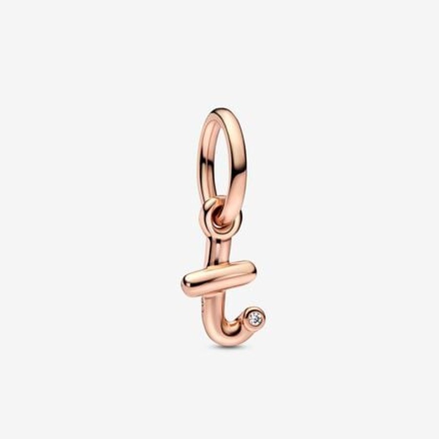 Charms Pandora | Charm Lettera T Pendente