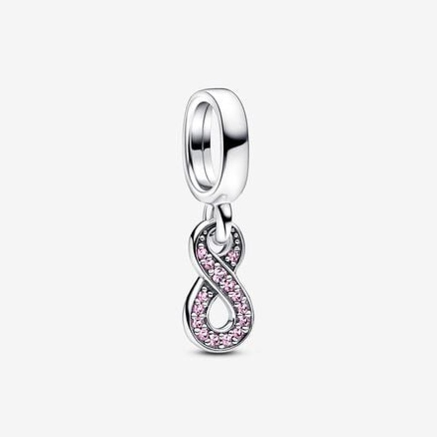 Charms Pandora | Charm Pendente Infinito Rosa