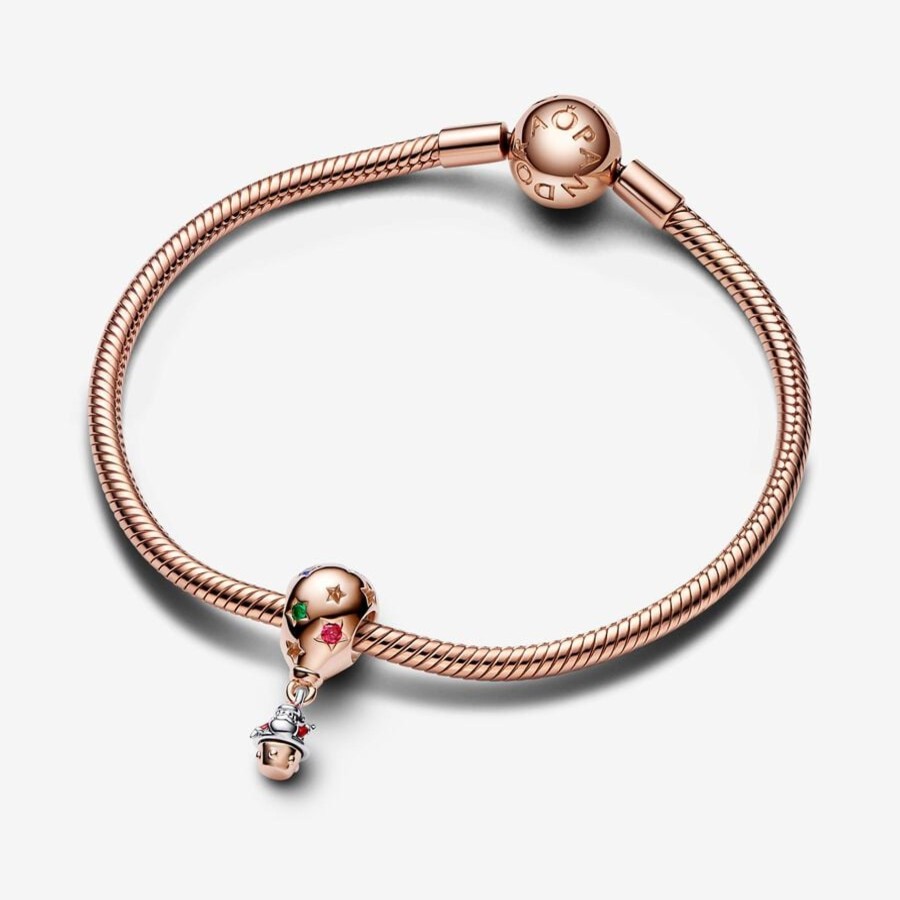 Charms Pandora | Charm Babbo Natale In Mongolfiera