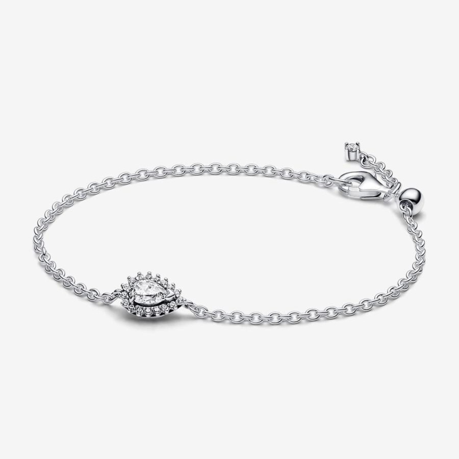 Bracciali Pandora | Bracciale A Catena Con Punto Luce Goccia