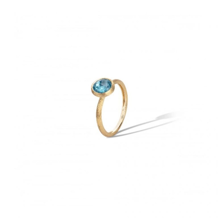 Anelli Marco Bicego | Anello In Topazio Azzurro, Modello Mini Jaipur