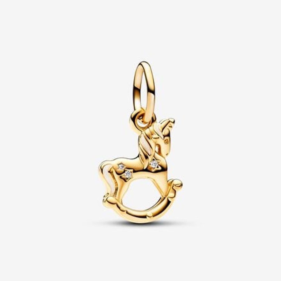 Charms Pandora | Charm Pendente Unicorno A Dondolo