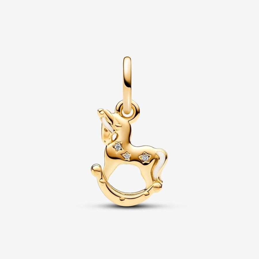 Charms Pandora | Charm Pendente Unicorno A Dondolo