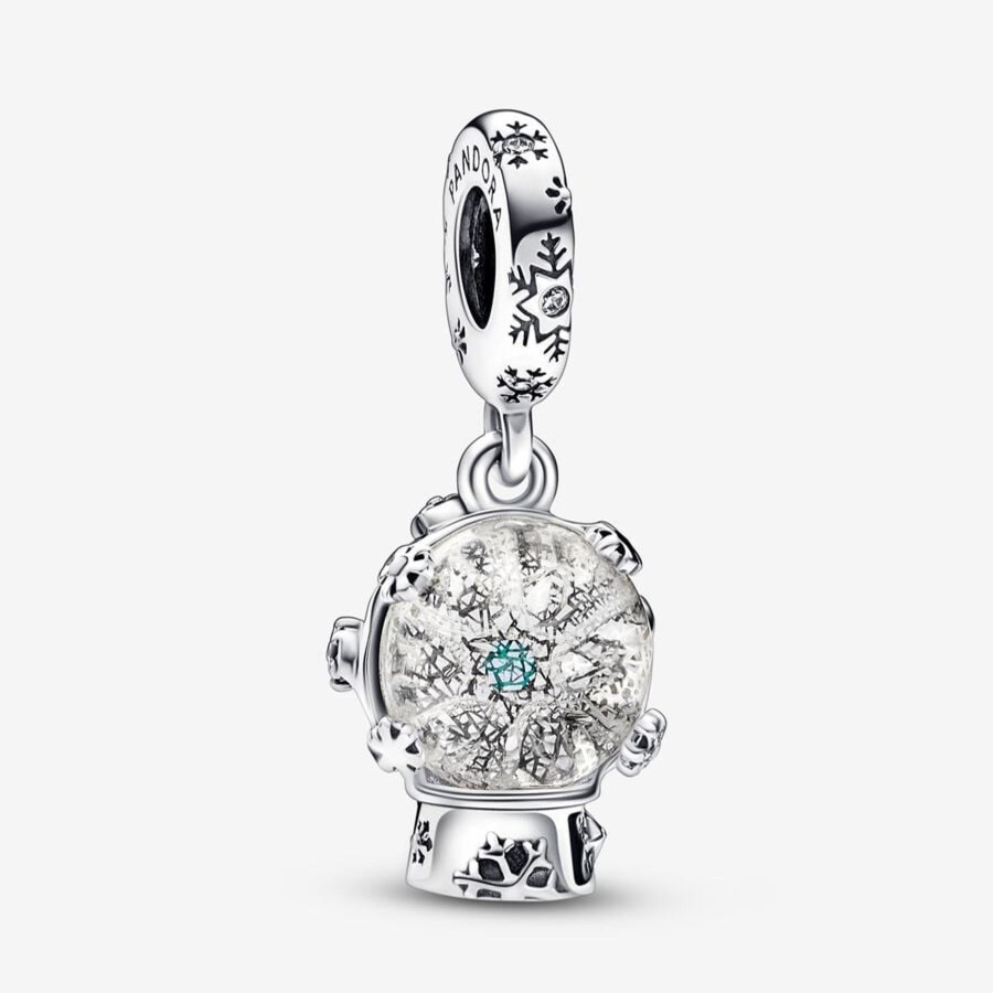 Charms Pandora | Charm Pendente Palla Di Neve