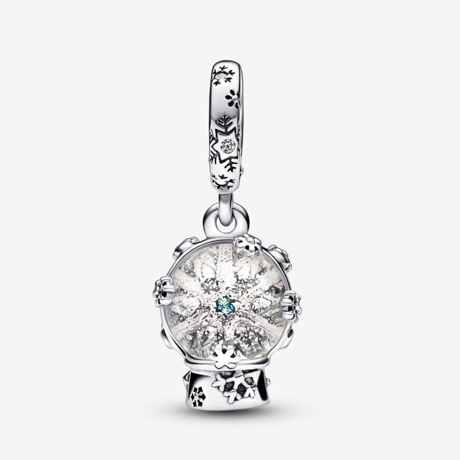 Charms Pandora | Charm Pendente Palla Di Neve