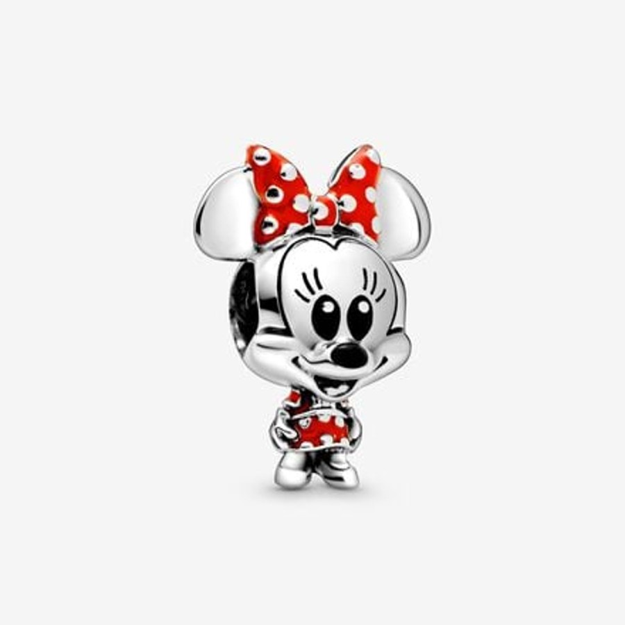 Charms Pandora | Disney, Charm Minnie Con Vestito E Fiocco A Pois