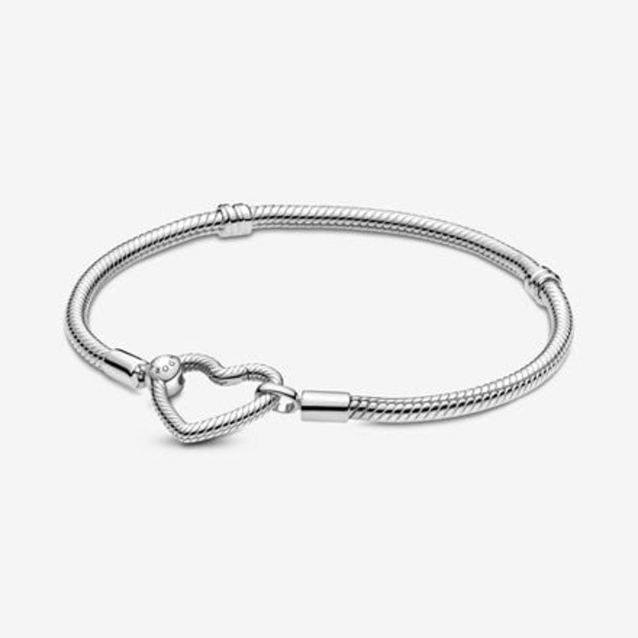 Bracciali Pandora | Bracciale Con Chiusura A Cuore Componibile