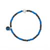 Bracciali DoDo | Bracciale Mini Granelli Plastica Riciclata Nero Blu